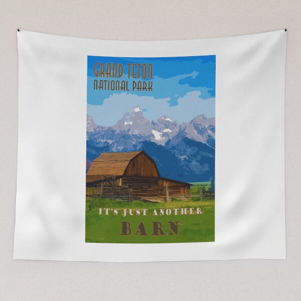Item preview, Grand Teton National Park Funny Travel Poster designed and sold by loggeron30.
