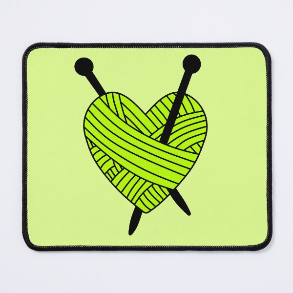 Item preview, Yarn Heart (Neon Green) designed and sold by nklange240.