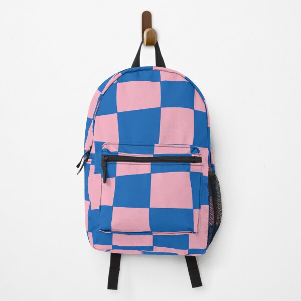 Item preview, Hand Drawn Checkerboard Pattern (pink/blue) designed and sold by Design Minds Boutique.
