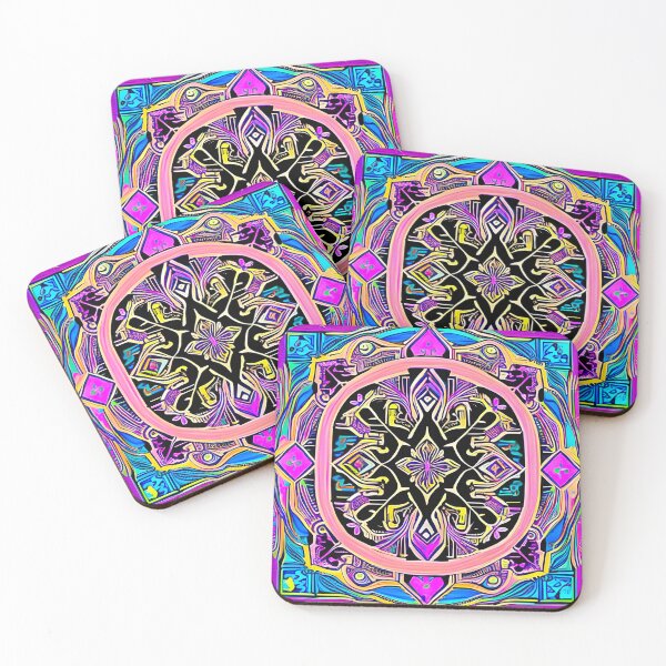 Item preview, psychodelic trippy colorfull strange pattern designed and sold by SJG-digital.