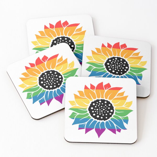 Item preview, Pride Flag Sunflower designed and sold by curtiscreations.