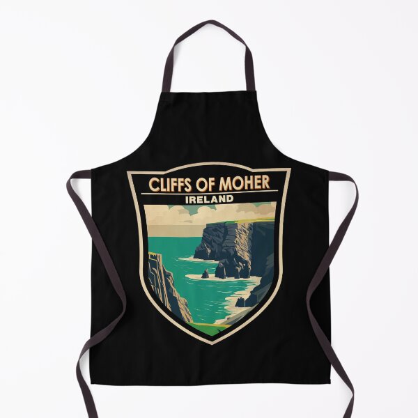 Item preview, Cliffs of Moher Ireland Travel Art Badge designed and sold by KrisSidDesigns.