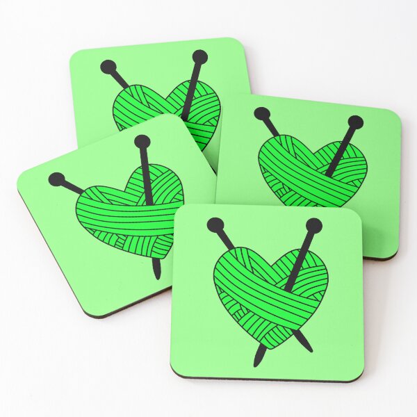 Item preview, Yarn Heart (Bright Green) designed and sold by nklange240.