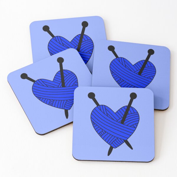 Item preview, Yarn Heart (Dark Blue) designed and sold by nklange240.