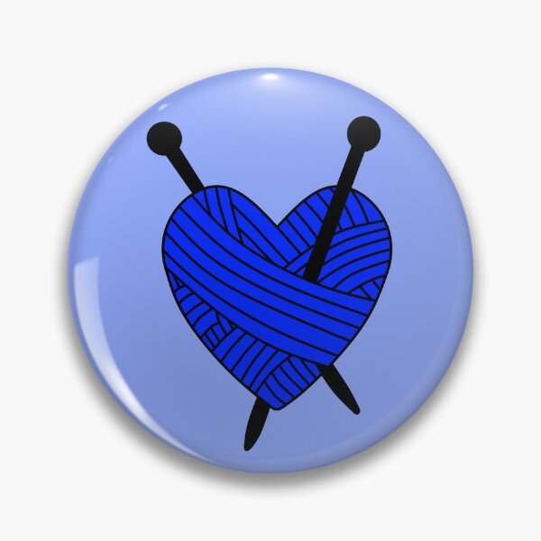 Item preview, Yarn Heart (Dark Blue) designed and sold by nklange240.