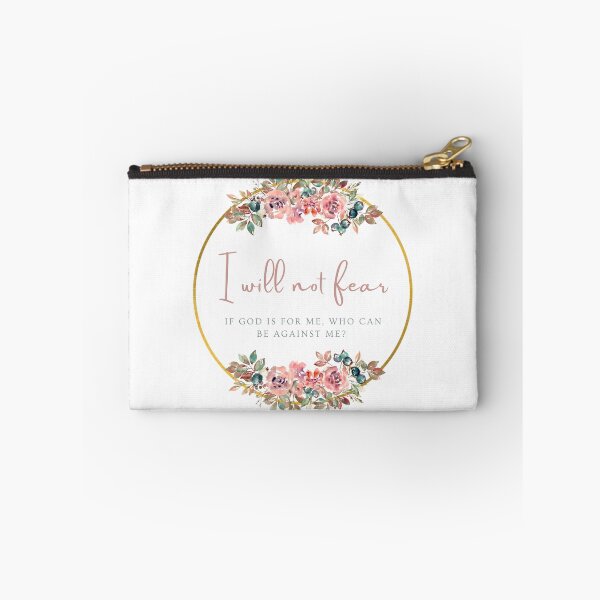 Item preview, I will not fear if God is for me who can be against me Christian bible verse quote designed and sold by P3113creates.