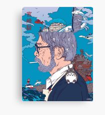 Hayao Miyazaki Canvas Print