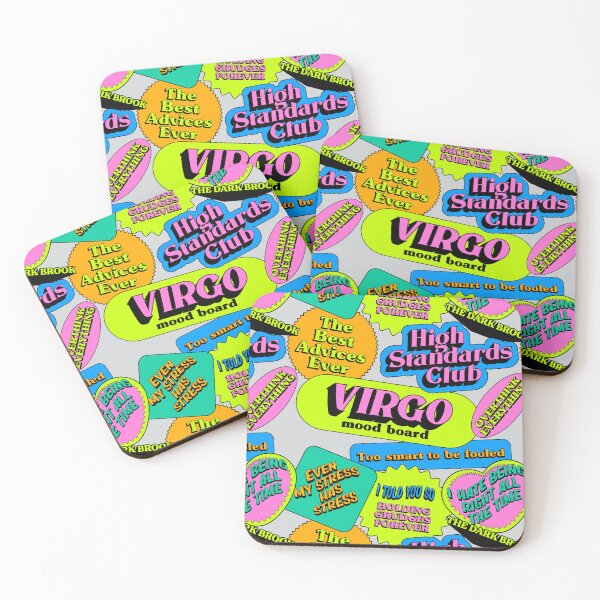 Item preview, Retro Virgo Zodiac Sign Stickers - Astrology Personality Mood Board Aesthetic designed and sold by thedarkbrook.