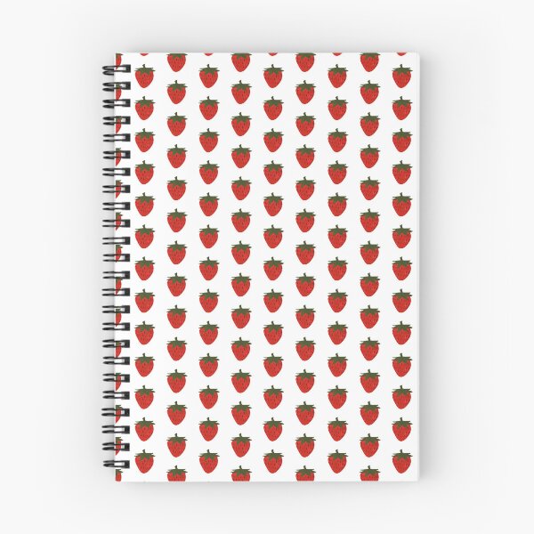 Item preview, cute strawberry, simple textured style strawberry, clip art inspired designed and sold by IndigosCorner.