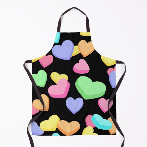 Item preview, Falling Candy Hearts Pastel Pink Valentines Day Black designed and sold by funnytshirtemp.