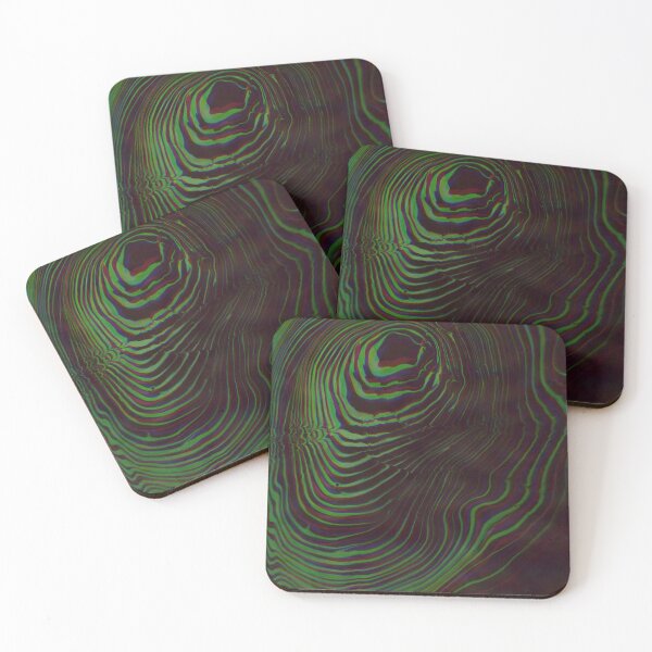 Item preview, Black Green Suminagashi designed and sold by slippay.