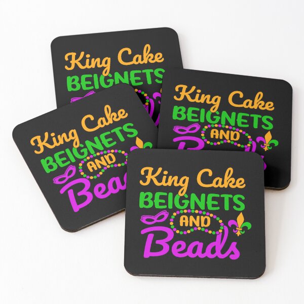 Item preview, King Cake Beignets And Beads Funny Mardi Gras  designed and sold by topdesignarts.