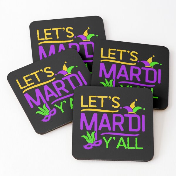 Item preview, Lets Mardi Yall Mardi Gras Teen Parade Beads King Cake designed and sold by topdesignarts.