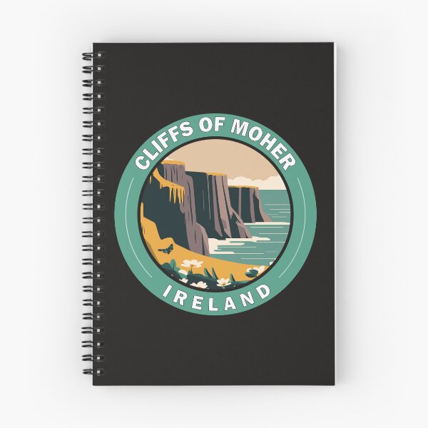 Item preview, Cliffs of Moher Ireland Circle Badge designed and sold by KrisSidDesigns.