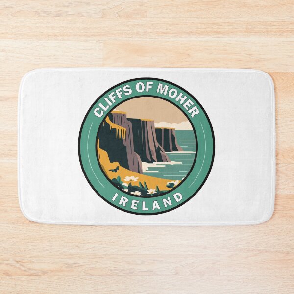 Item preview, Cliffs of Moher Ireland Circle Badge designed and sold by KrisSidDesigns.