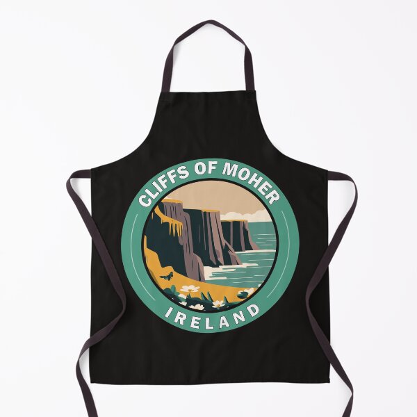 Item preview, Cliffs of Moher Ireland Circle Badge designed and sold by KrisSidDesigns.