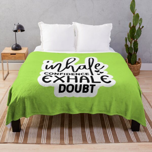 Item preview, inhale confidence exhale doubt designed and sold by angelescar.