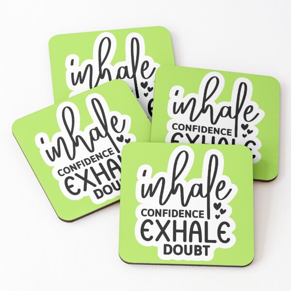 Item preview,  inhale confidence exhale doubt designed and sold by angelescar.