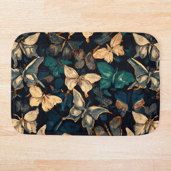 Aperçu de l'œuvre Motif papillon en sourdine | Peinture abstraite de papillon | Motif naturel | Décor à la maison papillon | haute résolution créée et vendue par Synthetic-Intel.