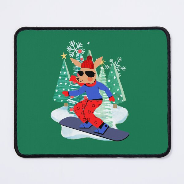 Item preview, Snowboarding Kangaroo designed and sold by GasconyPassion.