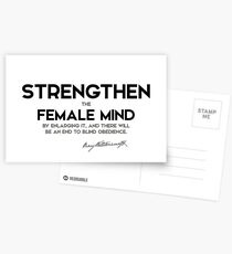 strengthen the female mind - mary wollstonecraft Postcards