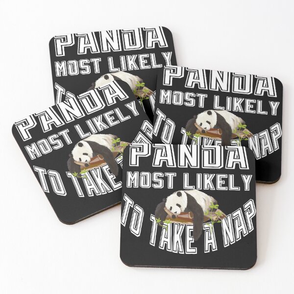 Item preview, panda most likely to take a nap the giant panda lovers designed and sold by stylechoc.