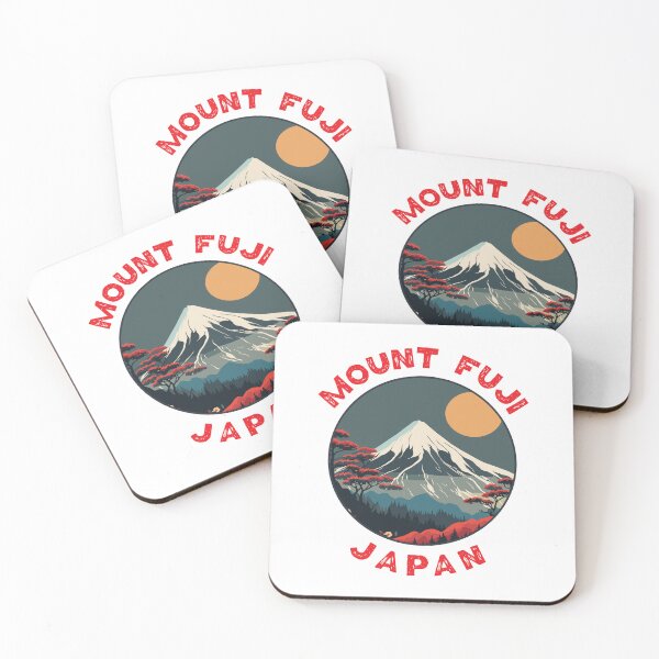Item preview, Mount Fuji Japan Distressed Circle designed and sold by KrisSidDesigns.