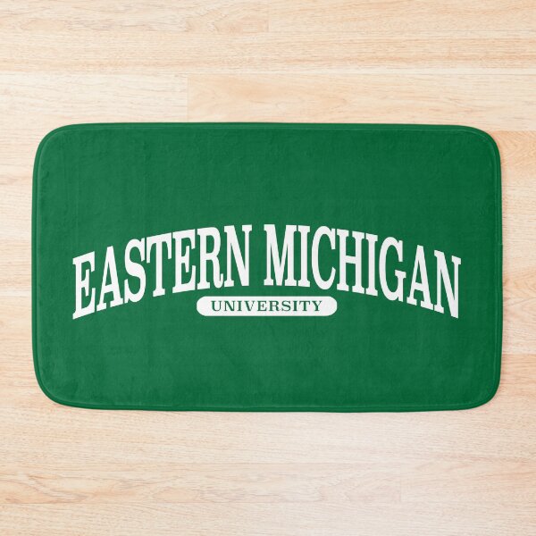 Item preview, eastern michigan university - serif font curved  designed and sold by scollegestuff.
