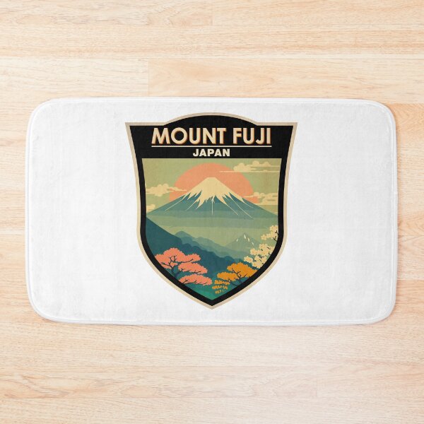 Item preview, Mount Fuji Japan Sunset Badge designed and sold by KrisSidDesigns.