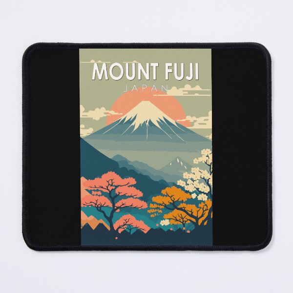 Item preview, Mount Fuji Japan Travel Art Vintage designed and sold by KrisSidDesigns.