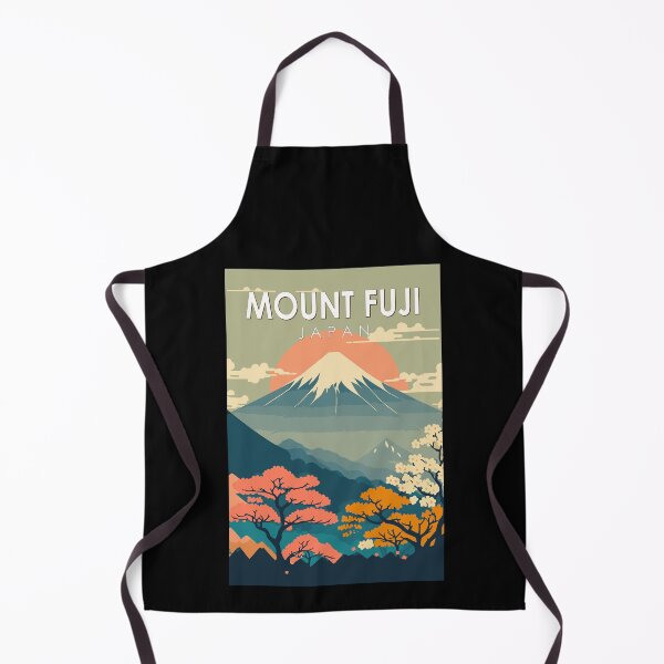 Item preview, Mount Fuji Japan Travel Art Vintage designed and sold by KrisSidDesigns.