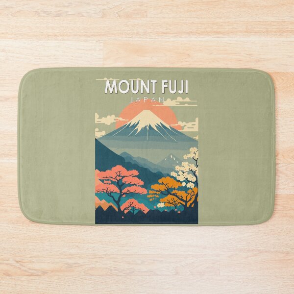 Item preview, Mount Fuji Japan Travel Art Vintage designed and sold by KrisSidDesigns.