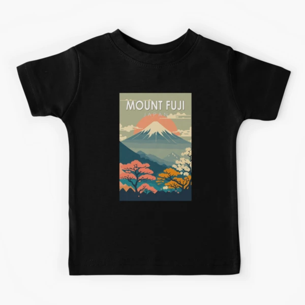 Mount Fuji Japan Travel Art Vintage