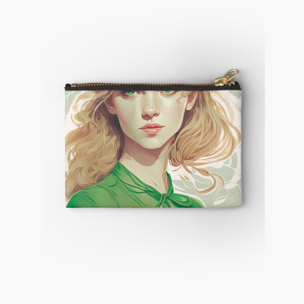 Item preview, Young Woman with Blonde Hair and Green Eyes designed and sold by T-Shirt-Depot.