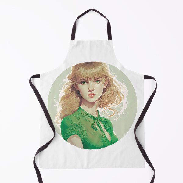 Item preview, Young Woman with Blonde Hair and Green Eyes designed and sold by T-Shirt-Depot.
