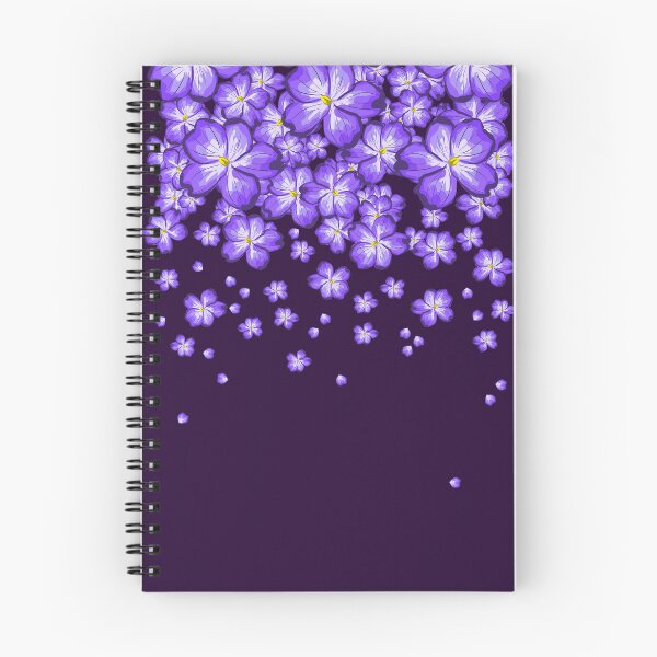 Item preview, Beautiful Violets lavender flowers falling down designed and sold by Fransyn.