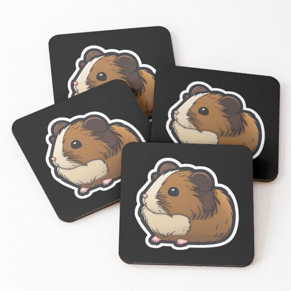 Item preview, cute brown hairless guinea pig small kawaii designed and sold by Edvole.