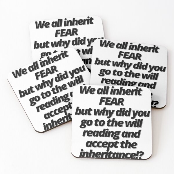 Item preview, We all inherit fear, but why did you go to the will reading and accept the inheritance! designed and sold by Finds.