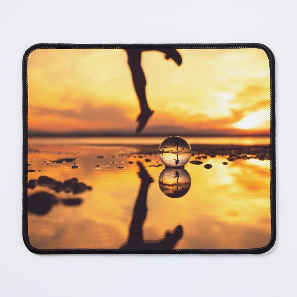 Item preview, Lensball, Sunset and Girl jumping designed and sold by Stefan Lenz.