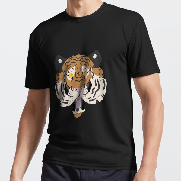 Fraysfield Collections Unisex Tiger Face Graphic T-Shirt Autumn / L