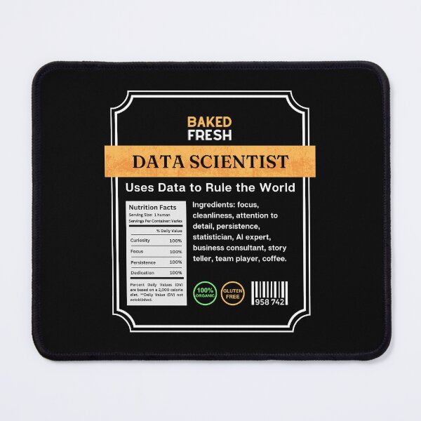 Item preview, Data Scientist as a Food Label designed and sold by kiliteh.