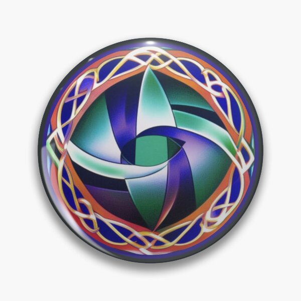 Item preview, Modern Celtic Artwork, Celtic Style, Colorful Celtic Knot Work, Circular Celtic Design designed and sold by Urban-Celt.