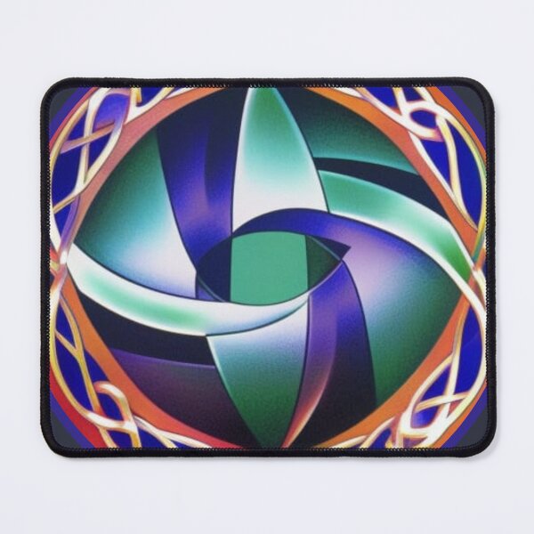 Item preview, Modern Celtic Artwork, Celtic Style, Colorful Celtic Knot Work, Circular Celtic Design designed and sold by Urban-Celt.