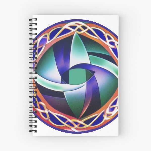 Item preview, Modern Celtic Artwork, Celtic Style, Colorful Celtic Knot Work, Circular Celtic Design designed and sold by Urban-Celt.