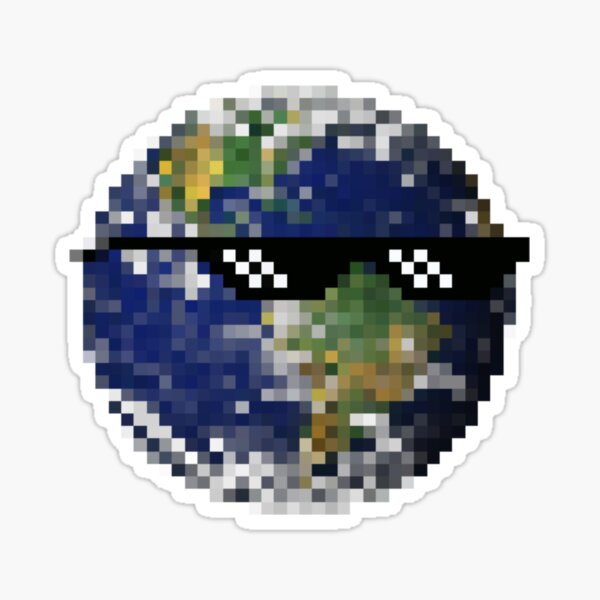 PIXEL ART Stickers(25pc)Sunglasses •Arcade￼ Game•Video•Digital