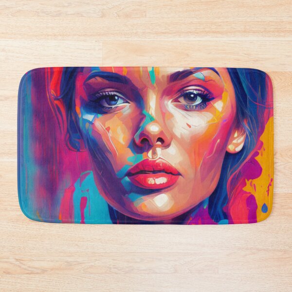Item preview, Colorful Complexion - Vibrant Portrait - Oil Painting Masterpiece designed and sold by WBP Mart.