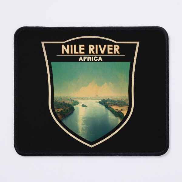 Item preview, Nile River Africa Badge Watercolor designed and sold by KrisSidDesigns.