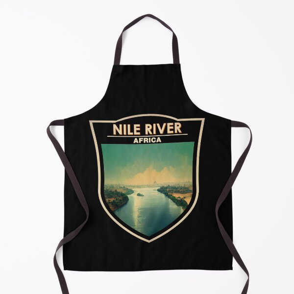 Item preview, Nile River Africa Badge Watercolor designed and sold by KrisSidDesigns.