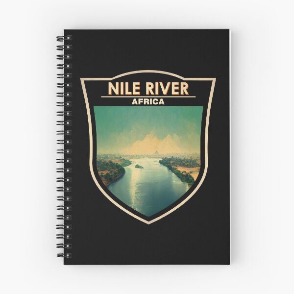Item preview, Nile River Africa Badge Watercolor designed and sold by KrisSidDesigns.
