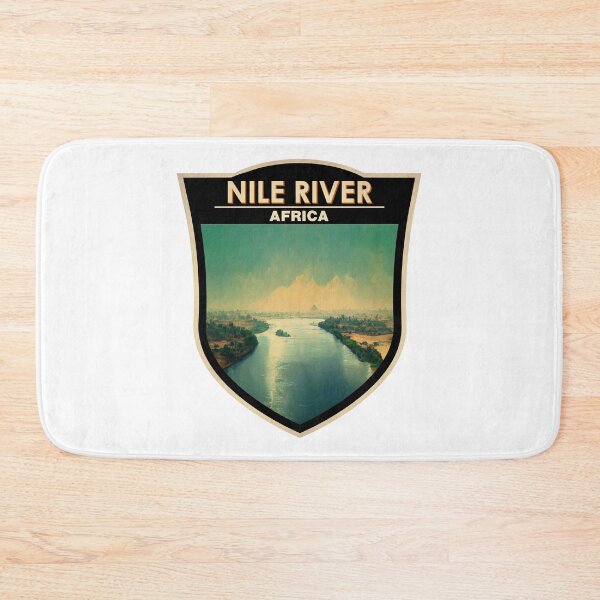 Item preview, Nile River Africa Badge Watercolor designed and sold by KrisSidDesigns.